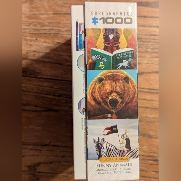 Jigsaw puzzle 1000 piece "Funny Animals" one missing piece - Picture 4 of 7